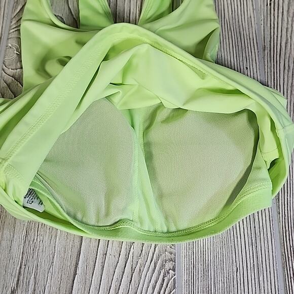 Athleta Cropped Neon Green Racer Back Athletic Tank Top Size XXS - Picture 7 of 9